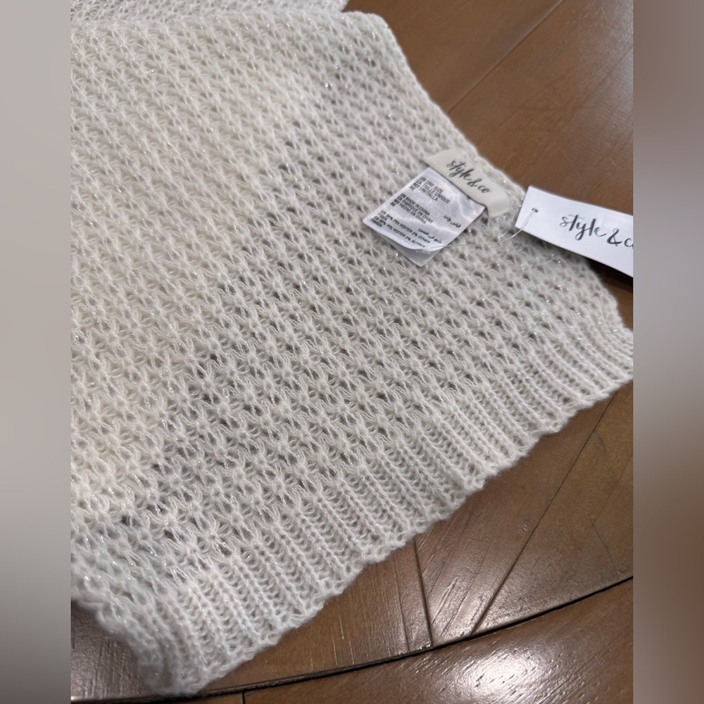 Style & Co Women's Rib Solid Scarf - Picture 5 of 5